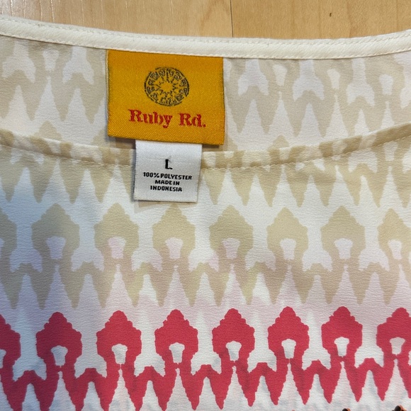 Ruby Rd. Multicolor Patterned Blouse - Picture 2 of 3